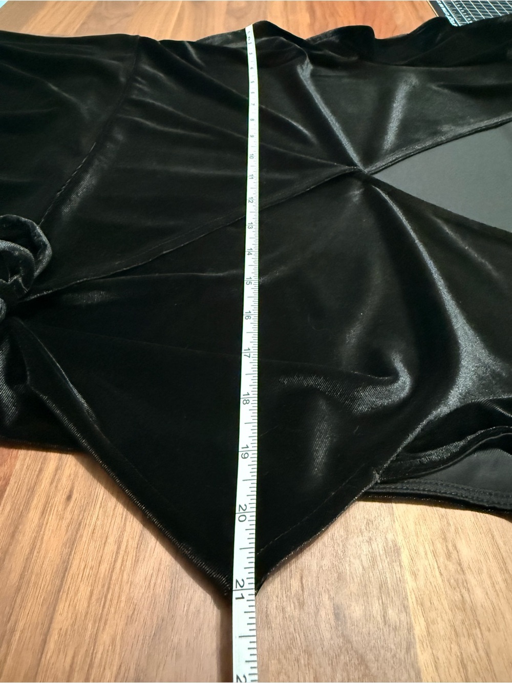 Banana Republic Black Velvet Wrap Top - Picture 8 of 8